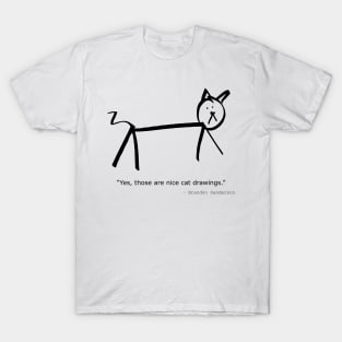 A Nice Cat Drawing T-Shirt